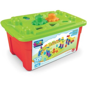 Brinquedo Para Montar Super Caixa Educativa 114 Pcs-077700-51576