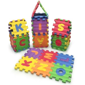 Brinquedo Pedagogico Eva Mini Castelo Abc 8x8cm 8mm 26-084916-66699