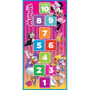 Brinquedo Pedagogico Eva Minnie Amarelinha 1,40x68cm-037165-89137