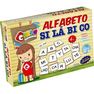 Brinquedo Pedagogico Madeira Alfabeto Silabico 150 Pecas-070905-12163