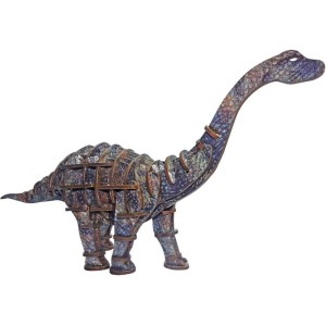 Brinquedo Pedagogico Madeira Apatosaurus 3d 60 Pecas-086857-52003