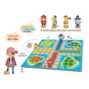 Brinquedo Pedagogico Madeira Ludo Kids 37pcs-104767-79189