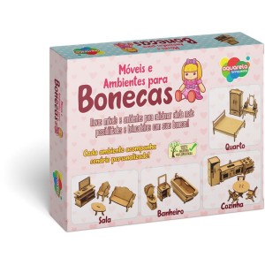 Brinquedo Pedagogico Madeira Moveis E Ambientes 3d - Quarto-094538-71858