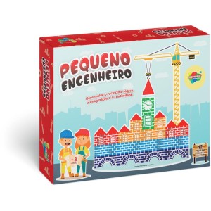 Brinquedo Pedagogico Madeira Pequeno Engenheiro 42pcs-094512-15937