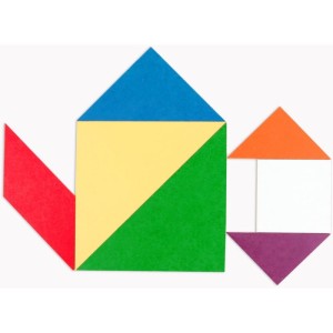 Brinquedo Pedagogico Madeira Tangram 35 Pecas Em Madeira-070900-25189