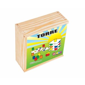 Brinquedo Pedagogico Madeira Torre Inteligente 18placas-070907-84905