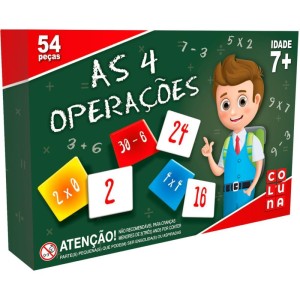 Brinquedo Pedagogico As 4 Operacoes 54 Peças-083701-76132