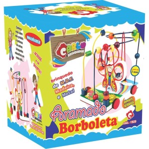 Brinquedo Pedagogico Borboleta Aramada-071338-40460