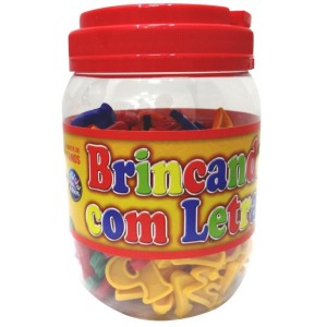 Brinquedo Pedagogico Brincando C/ As Letras 173pcs-034696-72367