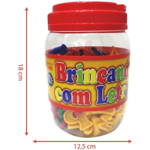 Brinquedo Pedagogico Brincando C/ As Letras 173pcs-034696-84357