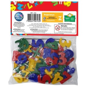 Brinquedo Pedagogico Brincando Com Numeros 56 Pcs-047859-73552