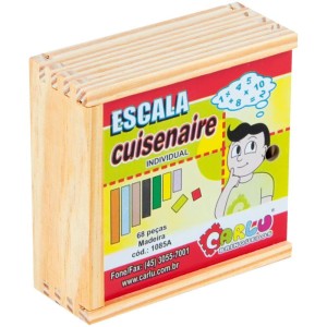 Brinquedo Pedagogico Escala Cuisenaire Indiv.68pcs-084838-62282