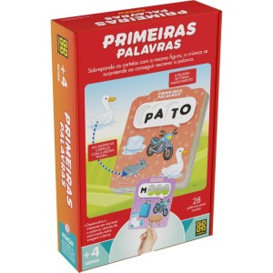 Brinquedo Pedagogico Primeiras Palavras C/15 Cart.-038861-72919