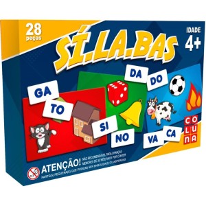 Brinquedo Pedagogico Silabas 28 Pecas-083704-83806