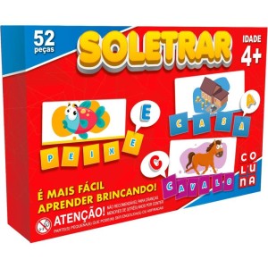 Brinquedo Pedagogico Soletrar 52 Peças-083702-62839