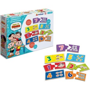 Brinquedo Pedagogico Turma Da Monica Num/quant 20pc-101792-53571