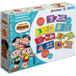 Brinquedo Pedagogico Turma Da Monica Num/quant 20pc-101792-64137