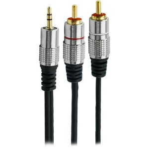 Cabo De Audio P2+2rca Nickel Fitz 2mts.-067360-67891