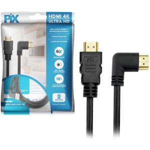 Cabo Hdmi Hdmi X Hdmi 90º 2.0 4k 2mts.-067139-69531