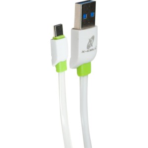 Cabo Usb Flat/type C -3.0a/1m Branco