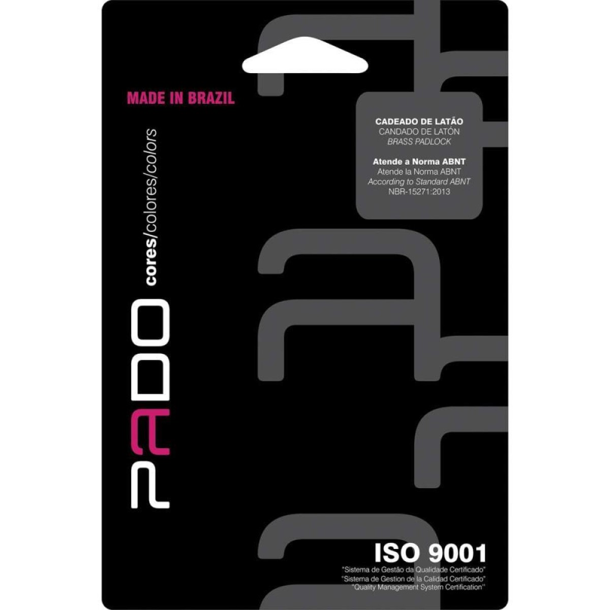 Cadeado Colorido Vermelho Sm Lt - 20mm-045437-18546