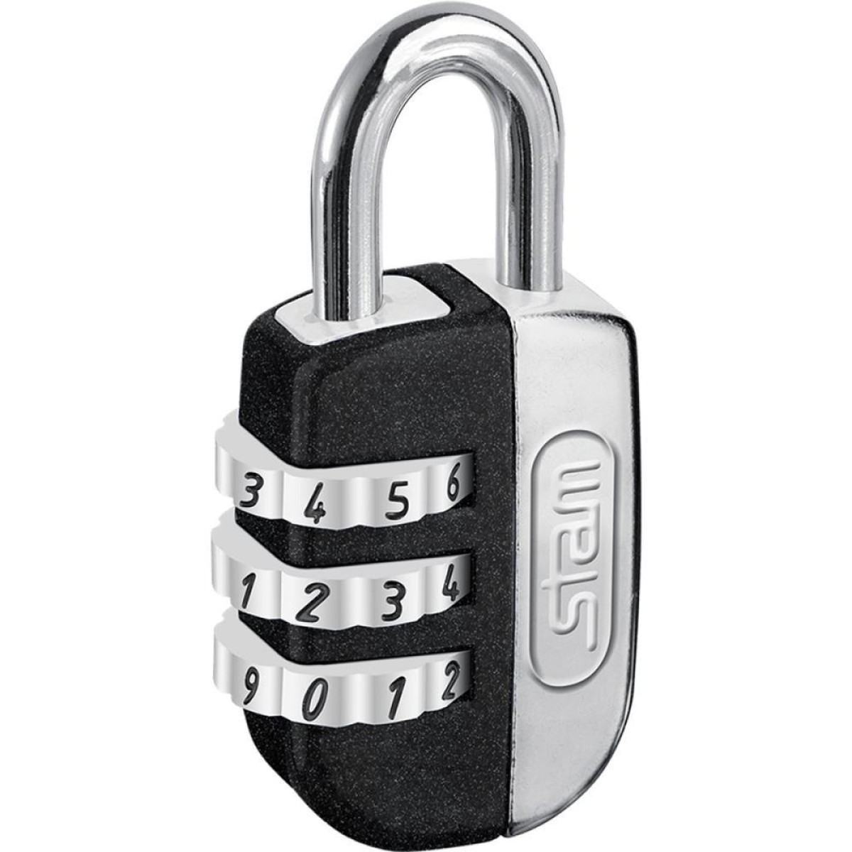 Cadeado Segredo 20mm Life Colors Preto Fosco-074207-20710