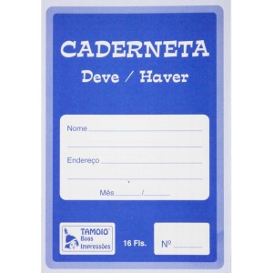 Caderneta Deve/haver Flexivel 16f-042777-12941