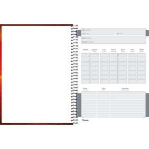 Caderno 01x1 Capa Dura 4 Elementos 80fls.-098392-39300