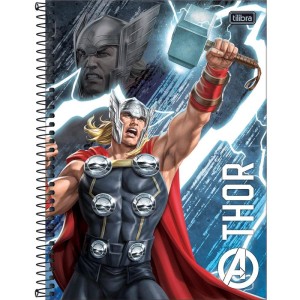 Caderno 01x1 Capa Dura Avengers 80fls.-081250-14215