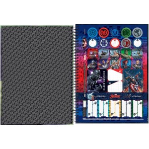 Caderno 01x1 Capa Dura Avengers 80fls.-081250-27935