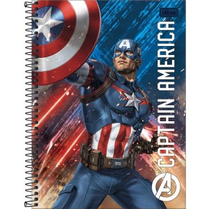 Caderno 01x1 Capa Dura Avengers 80fls.-081250-72175