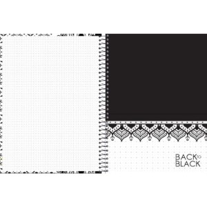 Caderno 01x1 Capa Dura Back To Black 80fls.-096254-62856