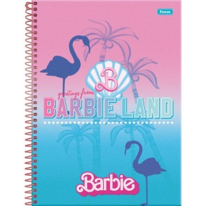 Caderno 01x1 Capa Dura Barbie Teen 80fls.-098311-69065