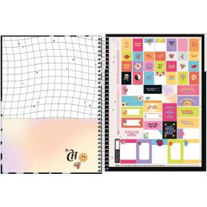 Caderno 01x1 Capa Dura Capricho 80fls.-081236-30792