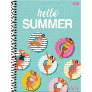 Caderno 01x1 Capa Dura Cliff Feminino 80fls.-089457-54311