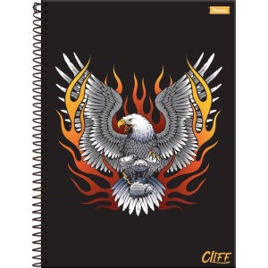 Caderno 01x1 Capa Dura Cliff Masculino 80fls.-089465-63035