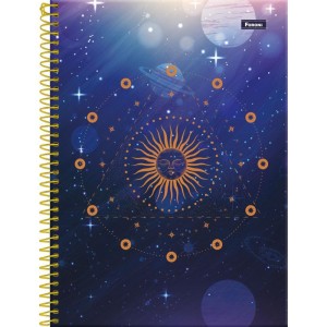 Caderno 01x1 Capa Dura Cosmos 80fls.-087153-42004