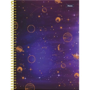 Caderno 01x1 Capa Dura Cosmos 80fls.-087153-74787