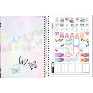 Caderno 01x1 Capa Dura Daisy 80fls.-096310-17355