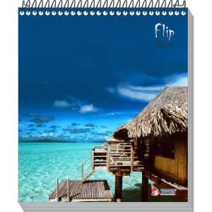 Caderno 01x1 Capa Dura Flip Masculino Vert 80f 4capas-081663-28277