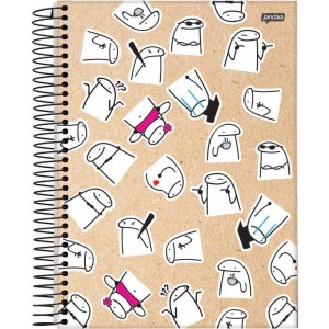 Caderno 01x1 Capa Dura Flork 80fls.-090179-25743