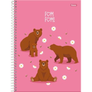 Caderno 01x1 Capa Dura Fom Fom 80fls.-081352-33795