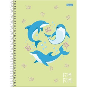 Caderno 01x1 Capa Dura Fom Fom 80fls.-081352-72608
