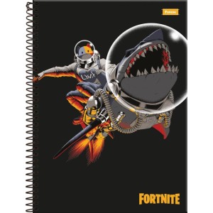 Caderno 01x1 Capa Dura Fortnite 80fls.-098323-36579