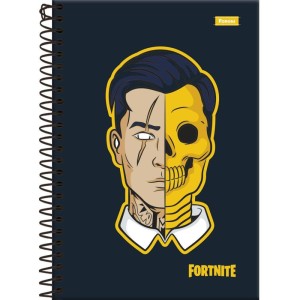 Caderno 01x1 Capa Dura Fortnite 80fls.-098323-54651