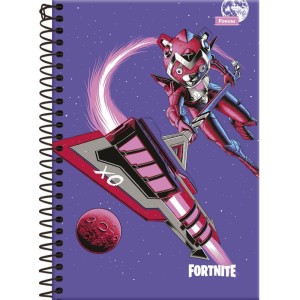 Caderno 01x1 Capa Dura Fortnite 80fls.-098323-88029