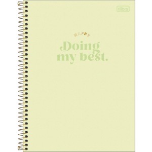 Caderno 01x1 Capa Dura Happy 80fls.-078028-18599