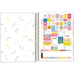 Caderno 01x1 Capa Dura Happy 80fls.-078028-99543