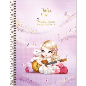 Caderno 01x1 Capa Dura Jolie 80fls.-081280-39080