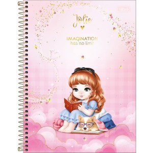 Caderno 01x1 Capa Dura Jolie 80fls.-081280-42202